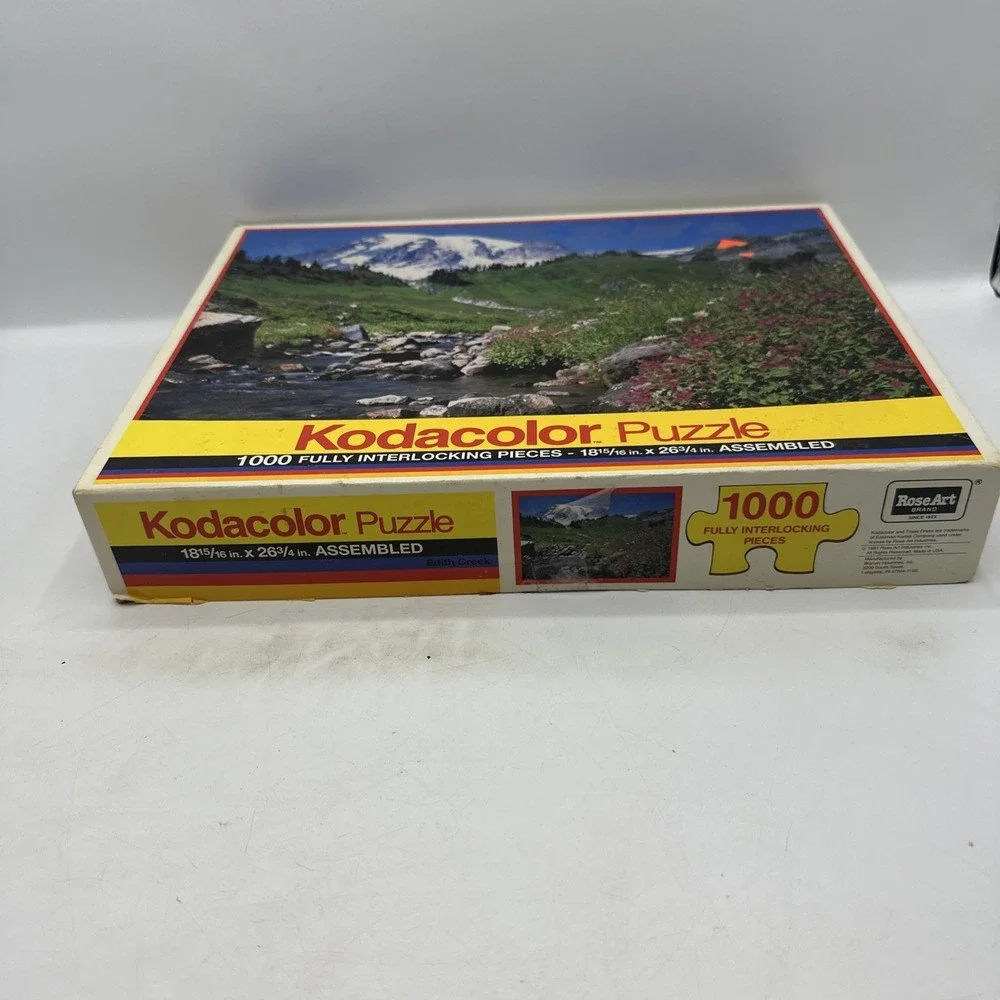 Kodacolor  Edith Creek 1000 Pc Puzzle Interlocking 18